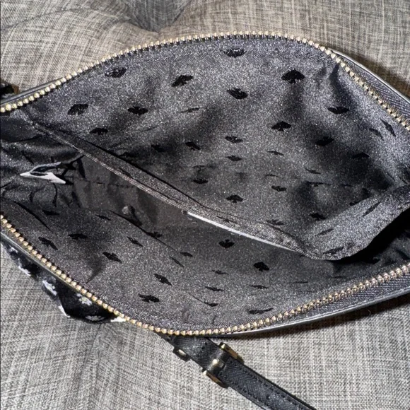 Kate Spade Shimmy Glitter Black Sparkle Crossbody - Picture 13 of 17